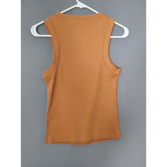 TEREA Women's Ava Cutout Tank Top Adobe Size Small - Picture 7 of 7